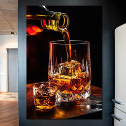 Whiskey's Prismatic Elegance - NicheCanvas