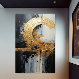 Golden Auroral Echoes - Tanni Cylon - NicheCanvas