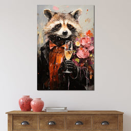 Raccoon's Toast - NicheCanvas