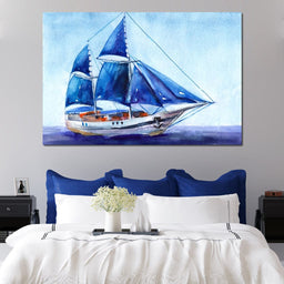 Blue Sails - NicheCanvas