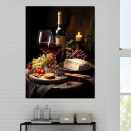 Wine Cheese Banquet - NicheCanvas