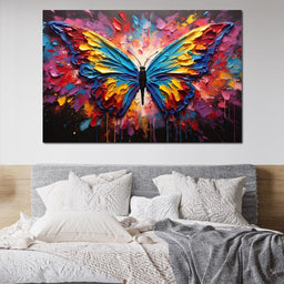 Vibrant Metamorphosis Burst - NicheCanvas