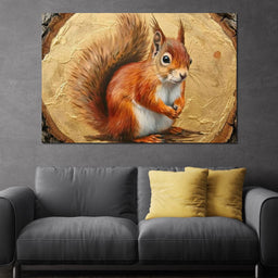 Squirrel Forest Charmer - NicheCanvas
