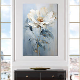 Azure Serenity Blossom - NicheCanvas