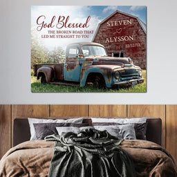 God Blessed the Broken Road - NicheCanvas