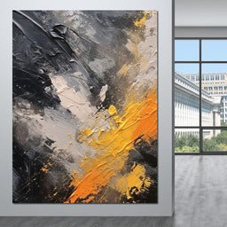 Abstract Onyx Radiance - NicheCanvas