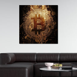 Crypto Art Bitcoin 08 - Cameron Gray - NicheCanvas