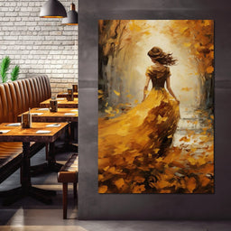 Amber Forest Promenade - NicheCanvas