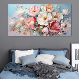 Blossoms of Serenity Breeze - NicheCanvas