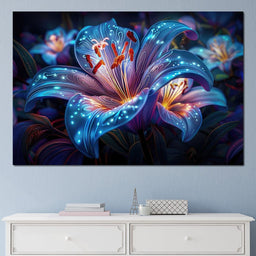The Radiant Lilyx - Tooples Art - NicheCanvas