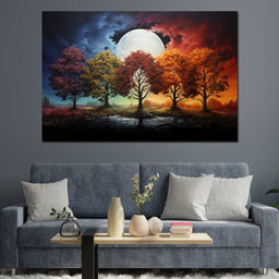 Four Seasons Forest - NicheCanvas