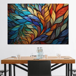 Mosaic Serenity Shadows - NicheCanvas