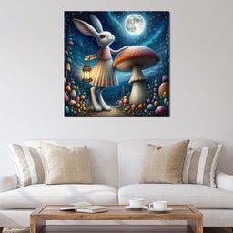 Whimsical Moonlight Meander - TooplesArt - NicheCanvas