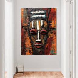 Tribal Mask 02 - Sakeem Gibbs - NicheCanvas