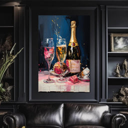 Champagne Radiance - NicheCanvas