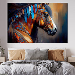 Cherokee Horse 5 - Alicia Smith - NicheCanvas