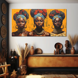 The Three Sisters - Sakeem Gibbs - NicheCanvas
