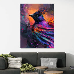 Vibrant Feathered Dreams - NicheCanvas