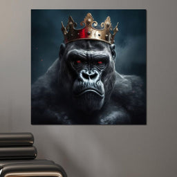 Gorilla Crown - Zenzdesign - NicheCanvas