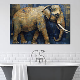 Gilded Elephant - NicheCanvas