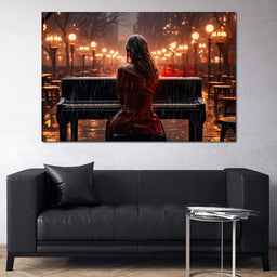 Piano Songbird - NicheCanvas