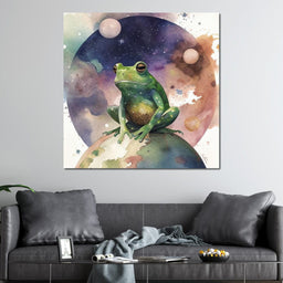 Frog - Astro Cruise - Ben Heine - NicheCanvas