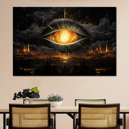 Eyes on the Midnight Castle - Raven Blackwood - NicheCanvas