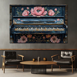 Floral Music Collection 08 - Wildrose Creations - NicheCanvas