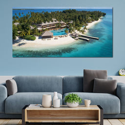 Tropical Serenity Shores - NicheCanvas
