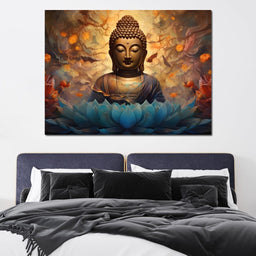 Buddha's Radiant Harmony - NicheCanvas