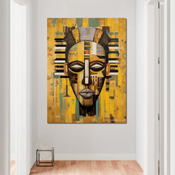 Tribal Mask 05 - Sakeem Gibbs - NicheCanvas