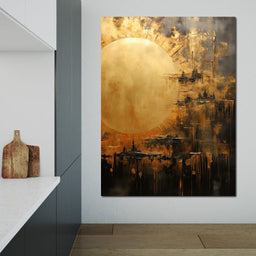 Golden Sun Atmosphere - NicheCanvas