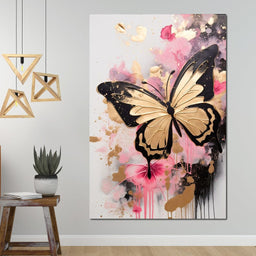 Dreamflight in Pink Hues - NicheCanvas