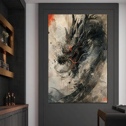 Ethereal Dragon's Maelstrom - NicheCanvas