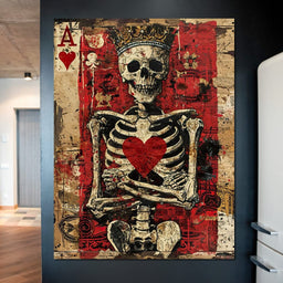 Romantic Skeleton 2 - NicheCanvas