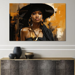 Black Gold Fashion - NicheCanvas