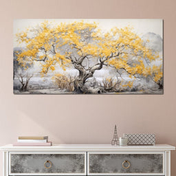 Golden Leafy Legends - NicheCanvas