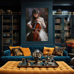 Violin Strings Serenade - NicheCanvas