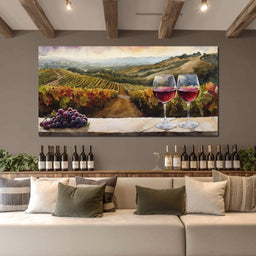 Vineyard Serenity - NicheCanvas