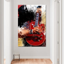 Slasher Electric Guitar - Abraham Szomor - NicheCanvas