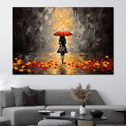 Autumn Rain Melancholy - NicheCanvas