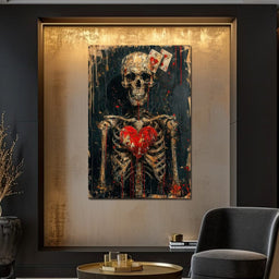 Romantic Skeleton 4 - NicheCanvas