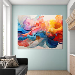 Blossom Swirl in Liquid Rose - NicheCanvas