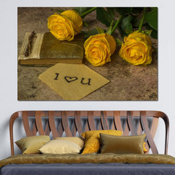 Yellow Roses - NicheCanvas