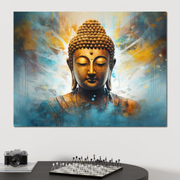 Buddha's Mystical Mural - NicheCanvas