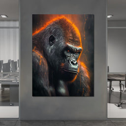 Gorilla Thunder - Zenzdesign - NicheCanvas