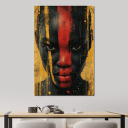 Golden Noir Revelation - NicheCanvas