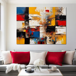 Colorful Modern Art 004 - Johanjjf - NicheCanvas