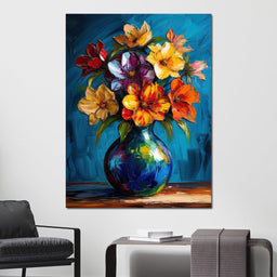 Vibrant Petal Symphony - NicheCanvas