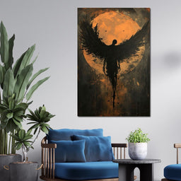 Eclipse of the Fallen Seraph - NicheCanvas